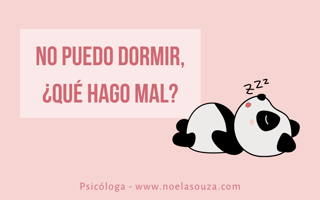 no puedo dormir que hago